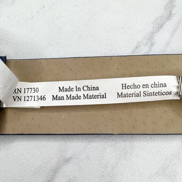 Target Blue Faux Leather Grommet Belt Size XS - Picture 9 of 11